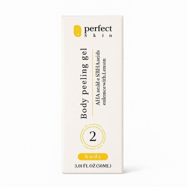 Perfect Skin Body Peeling Gel- AHA & BHA Acids  Enhanced with Lemon Extract (Step 2)